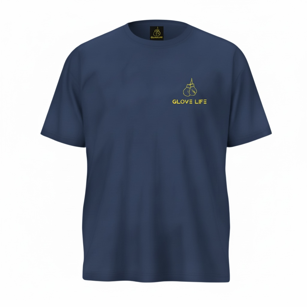 Glove Life GLX Oversized Tee-Navy Blue
