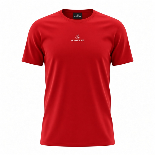 Glove Life GLS Quick Dry Tee-Red/Slim Fit